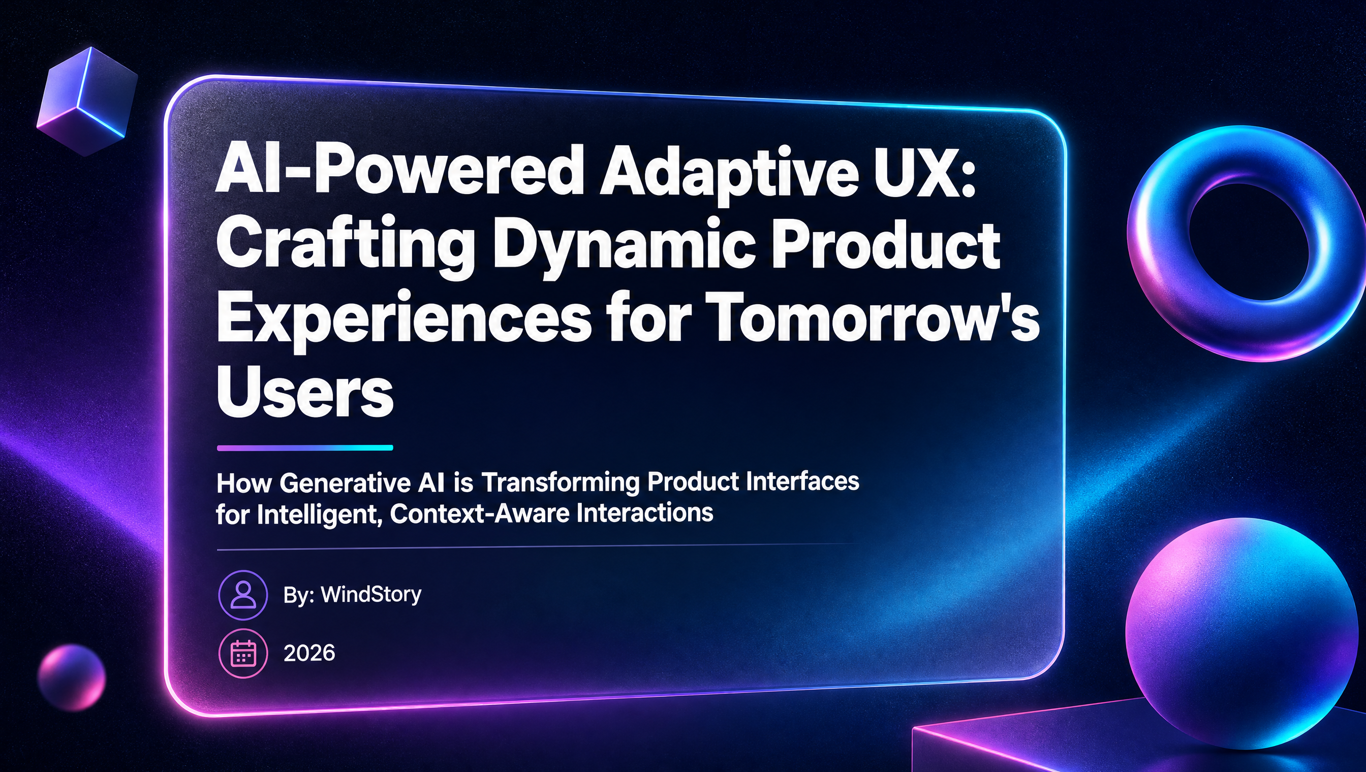 AI-Powered Adaptive UX: Crafting Dynamic Product Experiences for Tomorrow's Users
