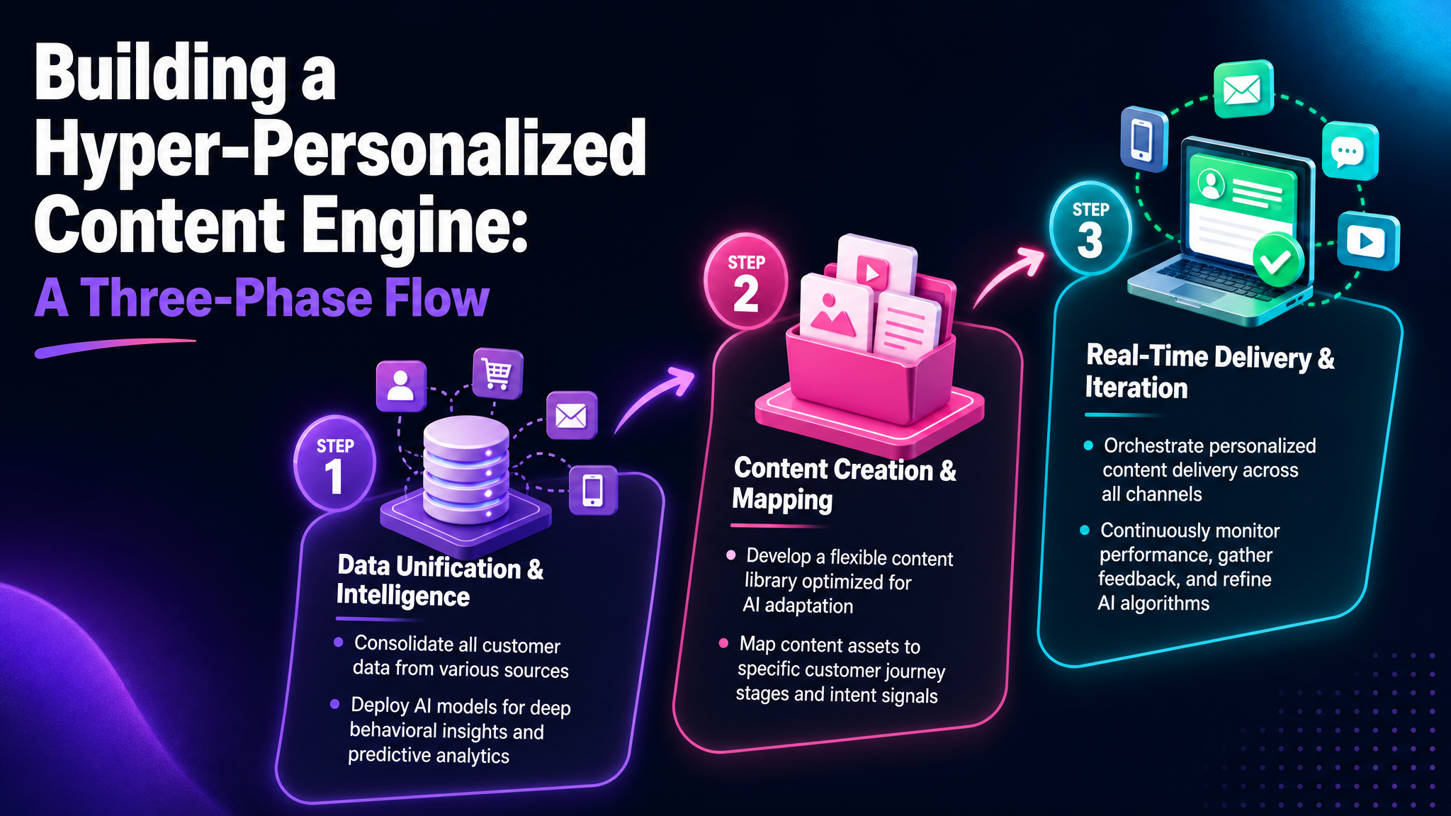 Building a Hyper-Personalized Content Engine: A Three-Phase Flow