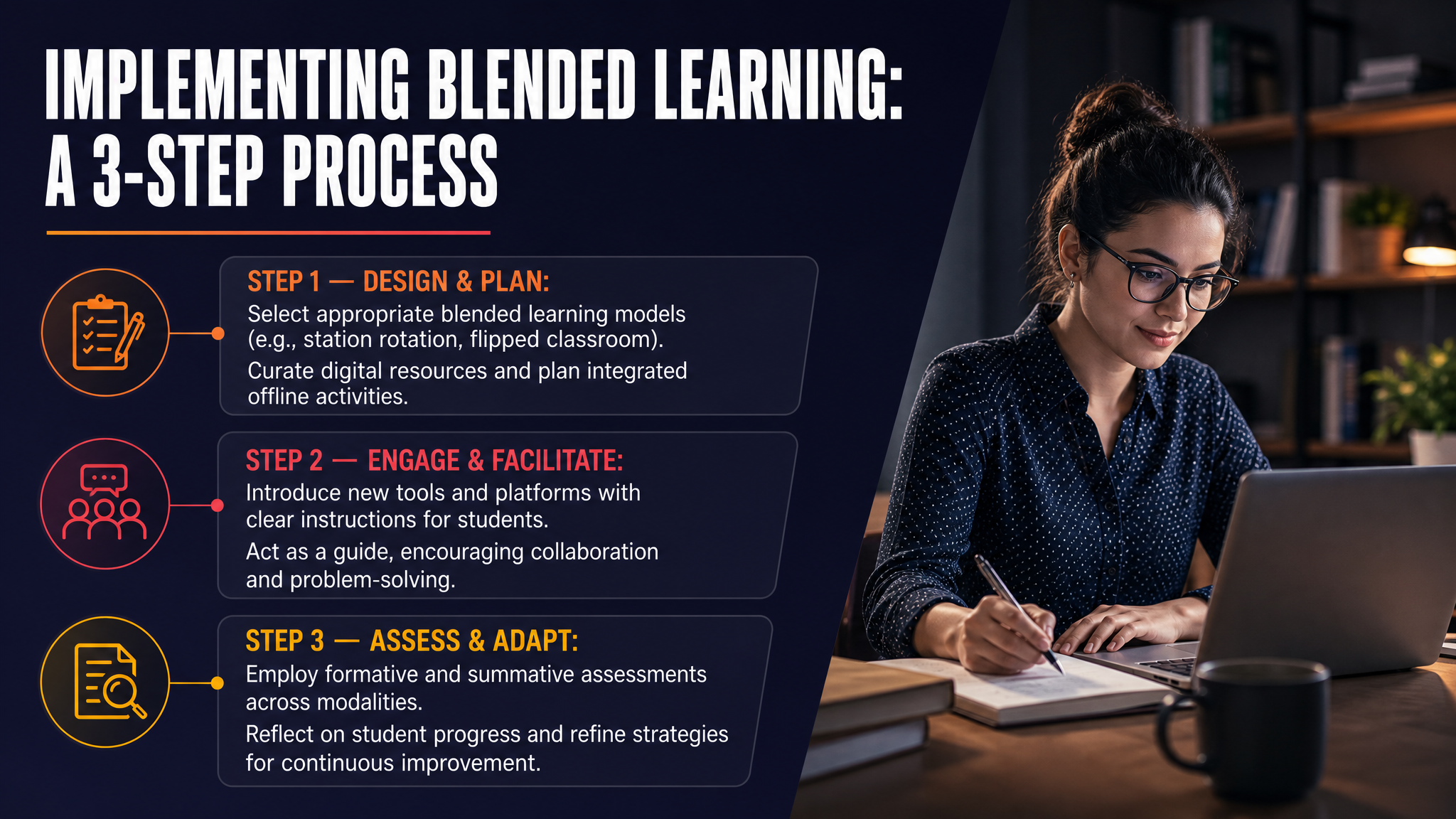 Implementing Blended Learning: A 3-Step Process