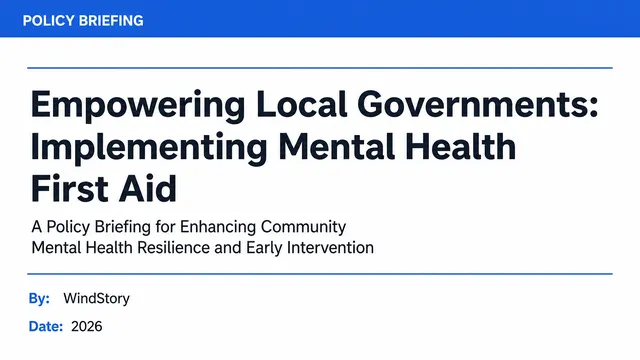 Empowering Local Governments: Implementing Mental Health First Aid