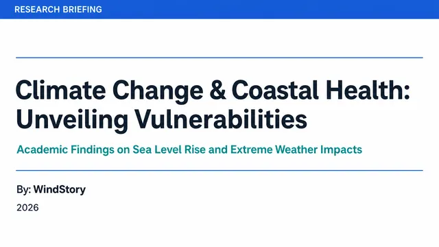 Climate Change & Coastal Health: Unveiling Vulnerabilities
