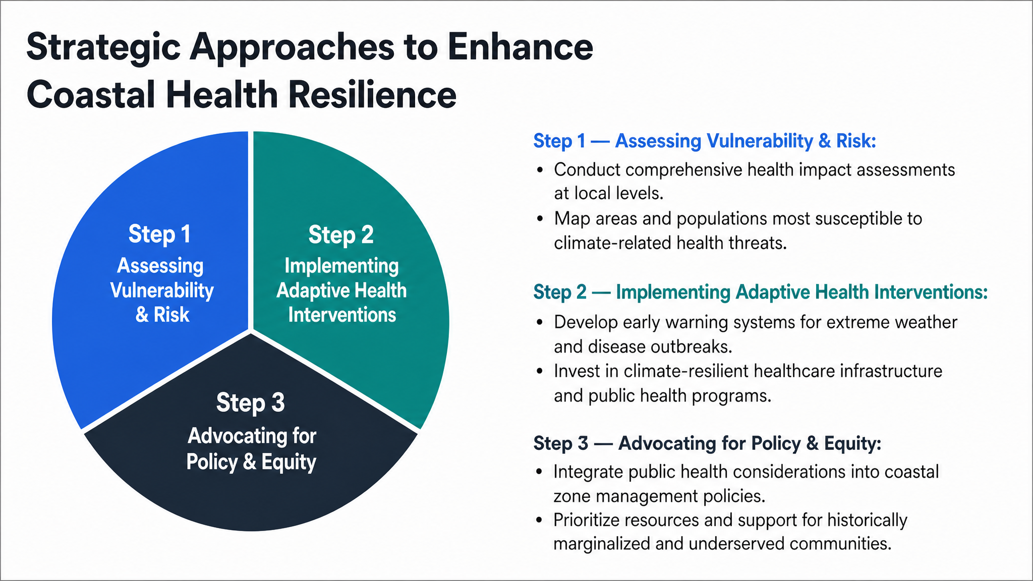 Strategic Approaches to Enhance Coastal Health Resilience