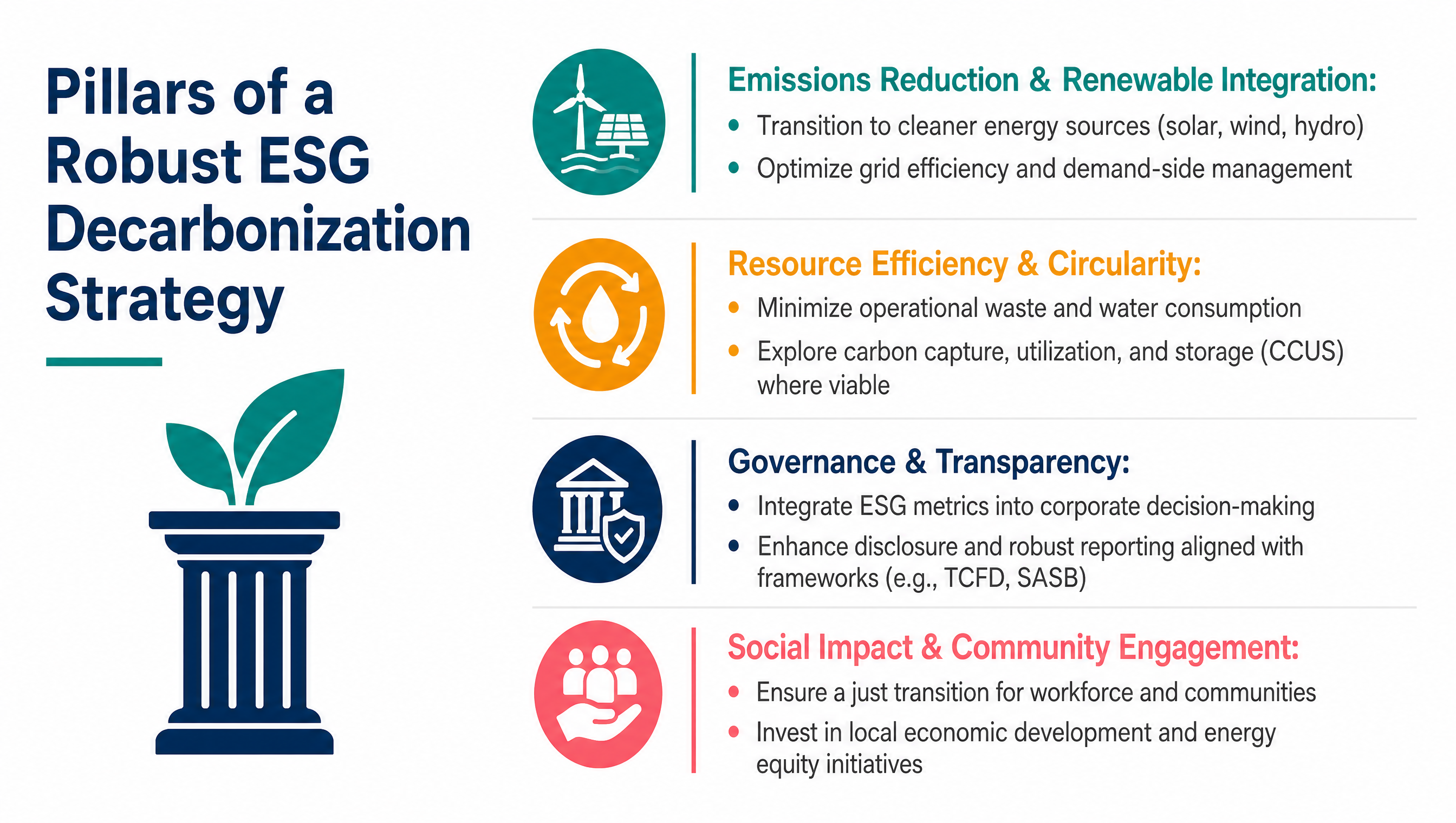 Pillars of a Robust ESG Decarbonization Strategy