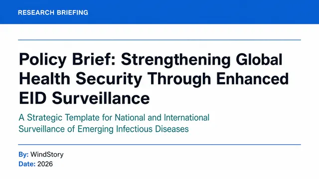 Policy Brief: Strengthening Global Health Security Through Enhanced EID Surveillance