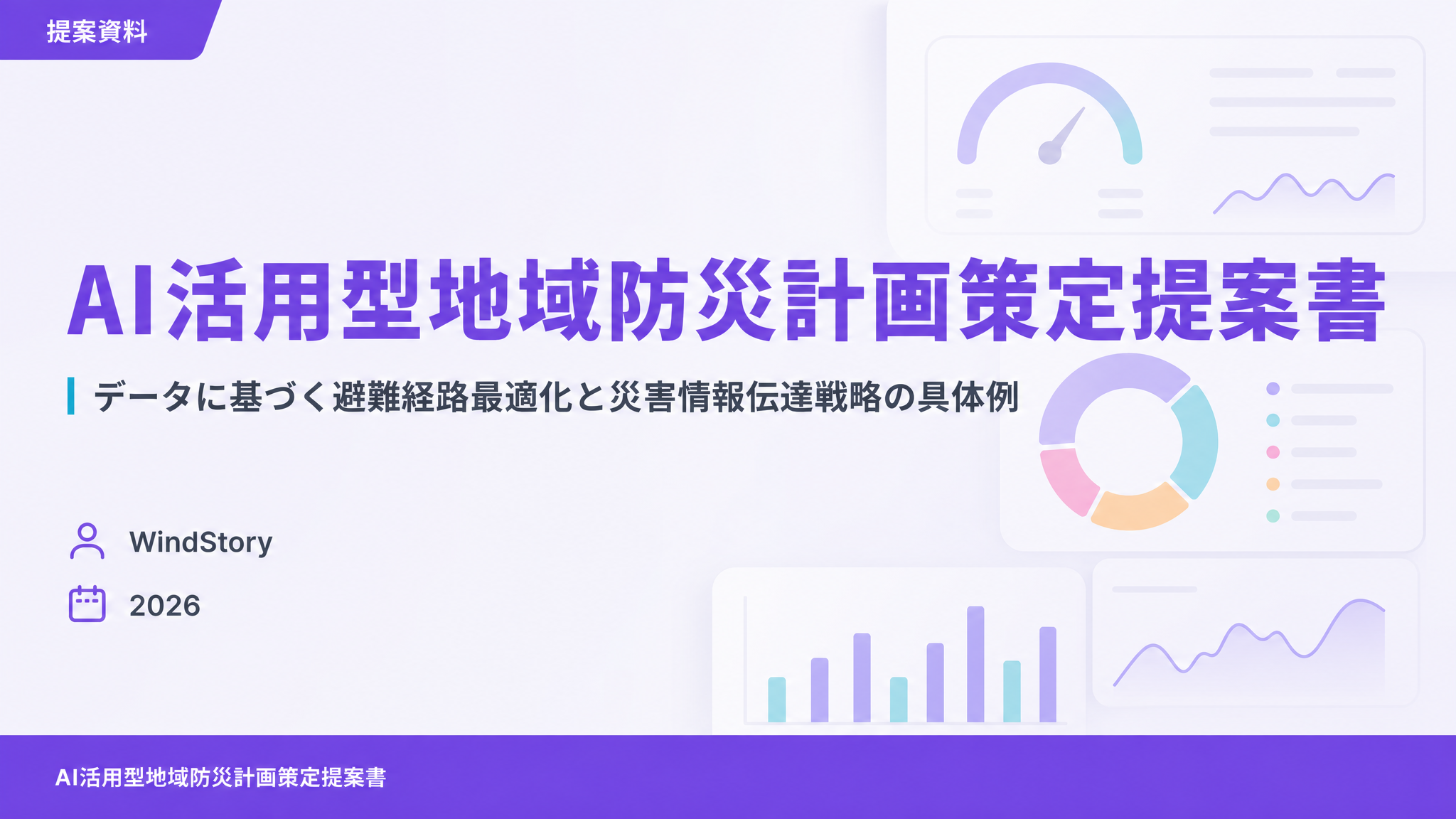 AI活用型地域防災計画策定提案書