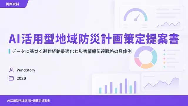 AI活用型地域防災計画策定提案書