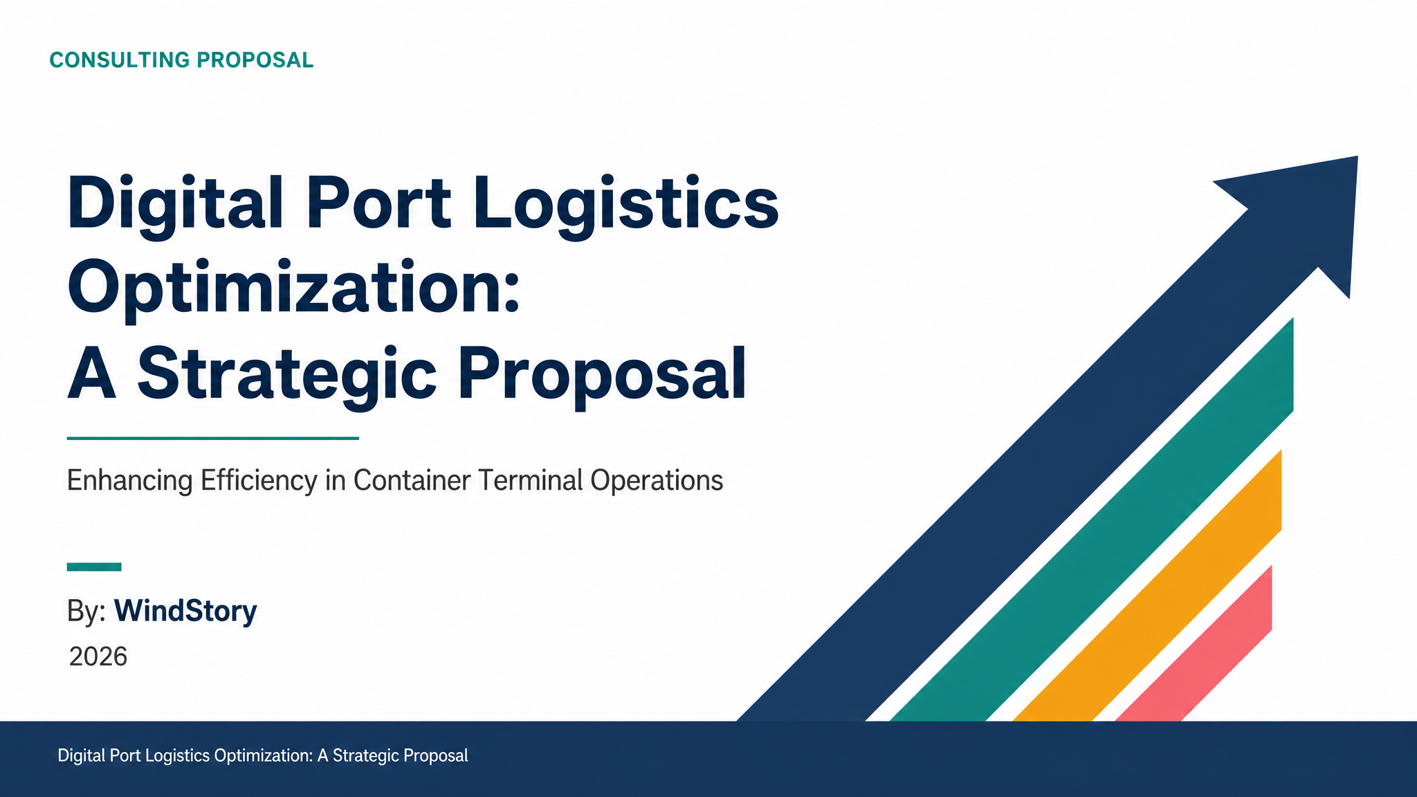 Digital Port Logistics Optimization: A Strategic Proposal