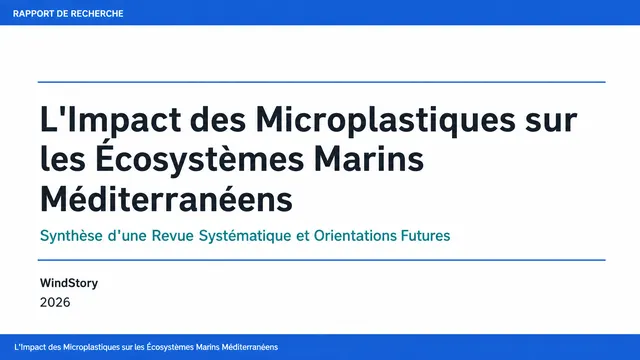 L'Impact des Microplastiques sur les Écosystèmes Marins Méditerranéens