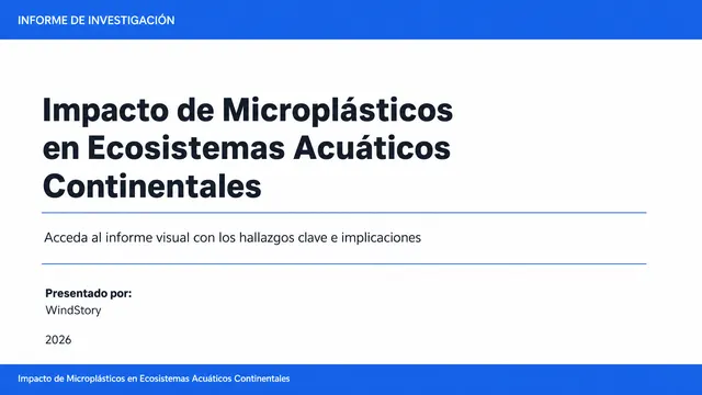 Impacto de Microplásticos en Ecosistemas Acuáticos Continentales