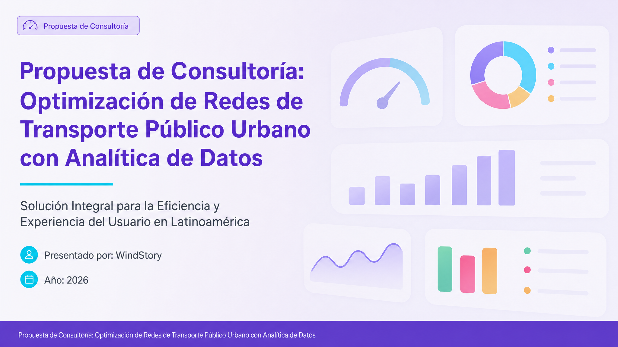 Propuesta de Consultoría: Optimización de Redes de Transporte Público Urbano con Analítica de Datos