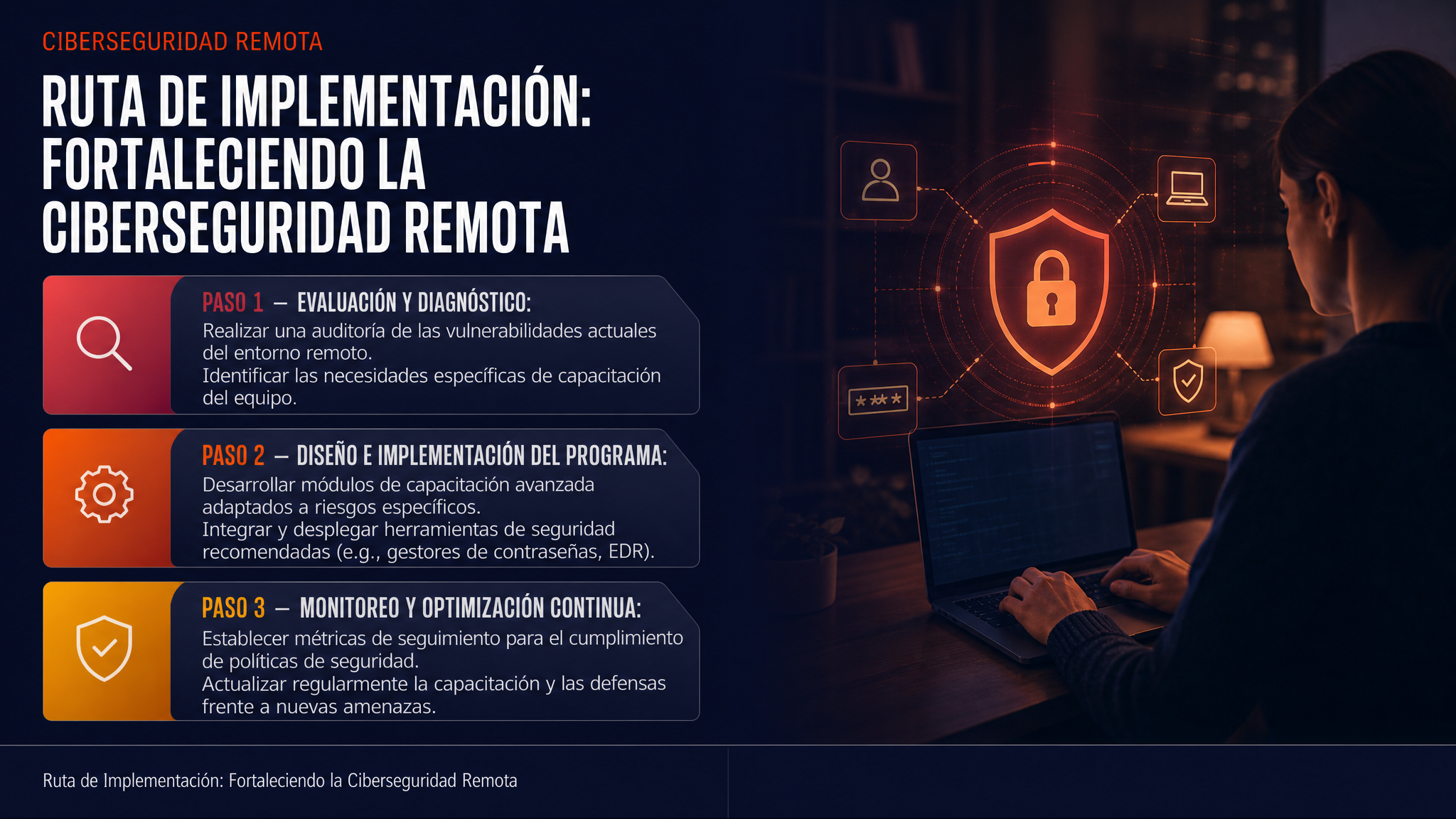 Ruta de Implementación: Fortaleciendo la Ciberseguridad Remota