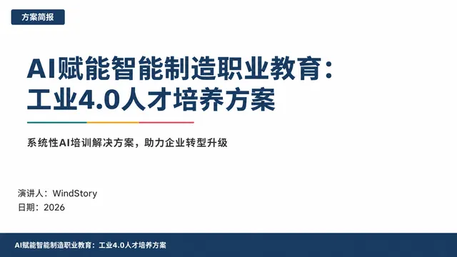 AI赋能智能制造职业教育：工业4.0人才培养方案