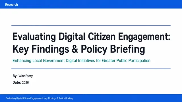 Evaluating Digital Citizen Engagement: Key Findings & Policy Briefing