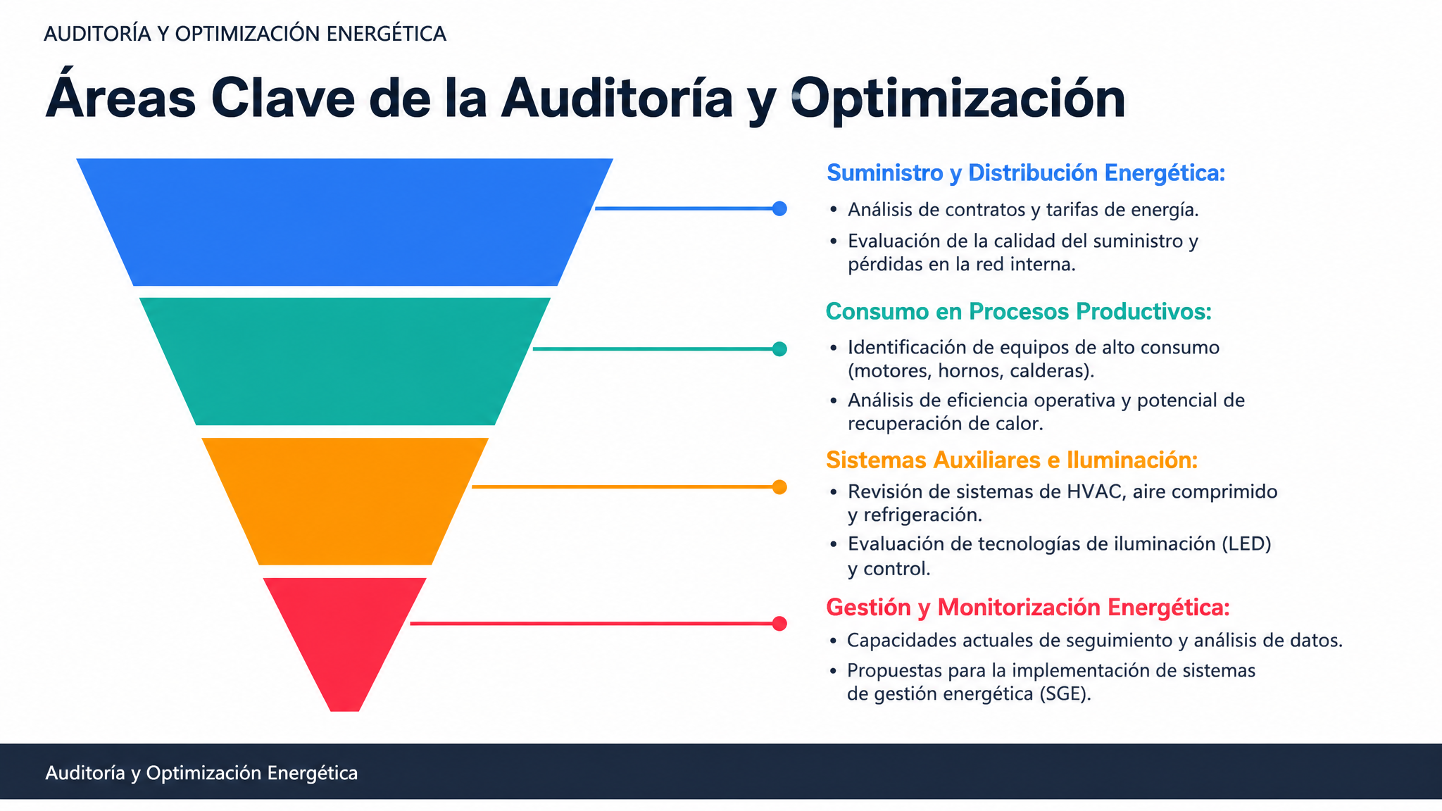 Áreas Clave de la Auditoría y Optimización