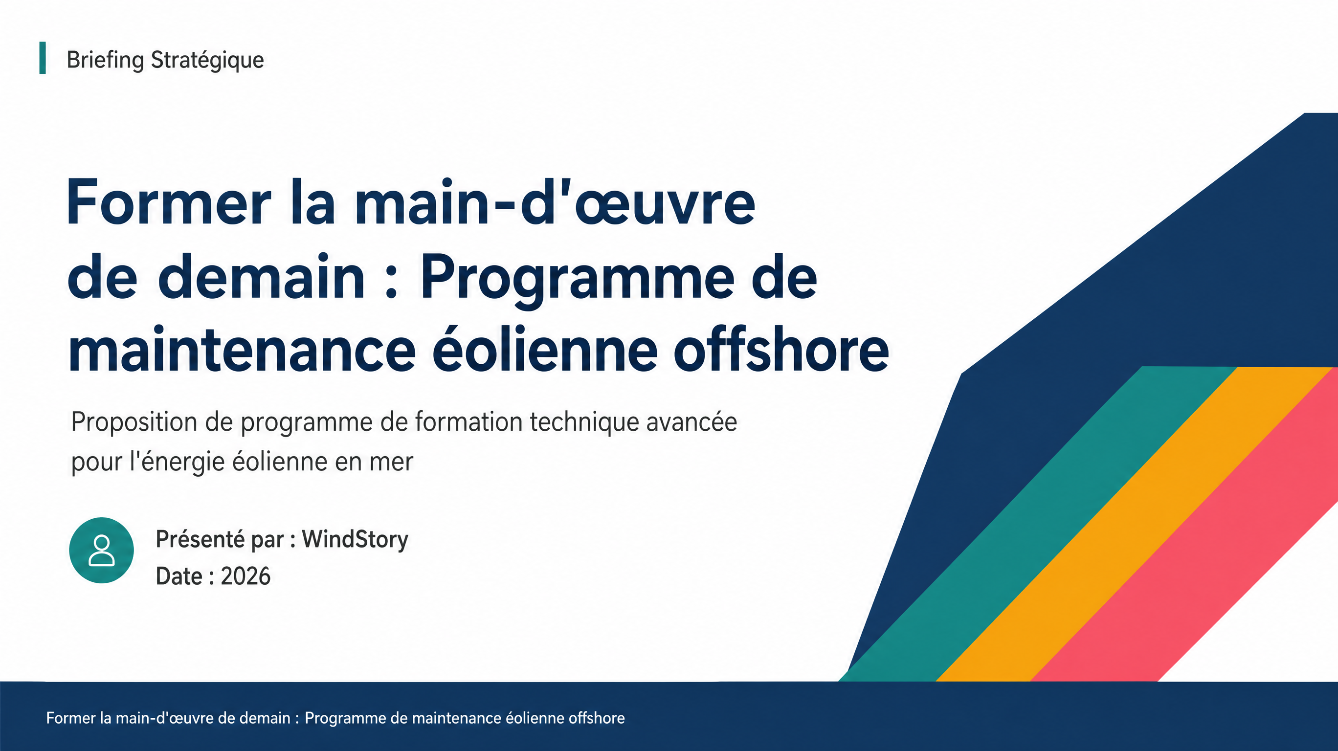 Former la main-d'œuvre de demain : Programme de maintenance éolienne offshore