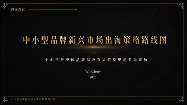 中小型品牌新兴市场出海策略路线图