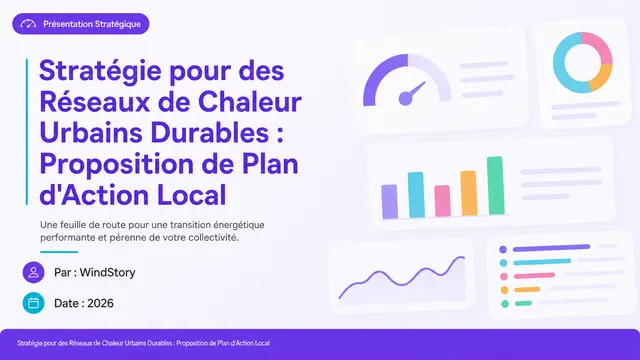 Stratégie pour des Réseaux de Chaleur Urbains Durables : Proposition de Plan d'Action Local