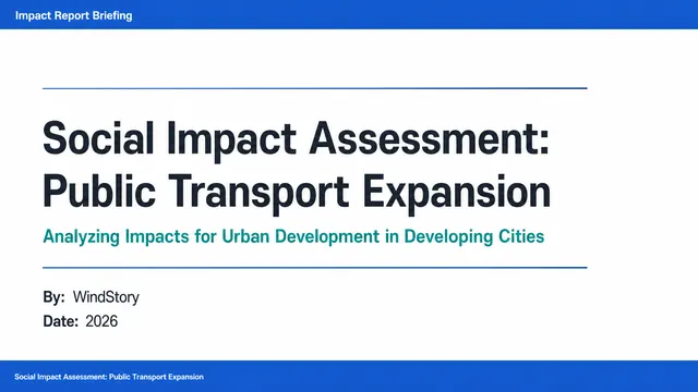 Social Impact Assessment: Public Transport Expansion