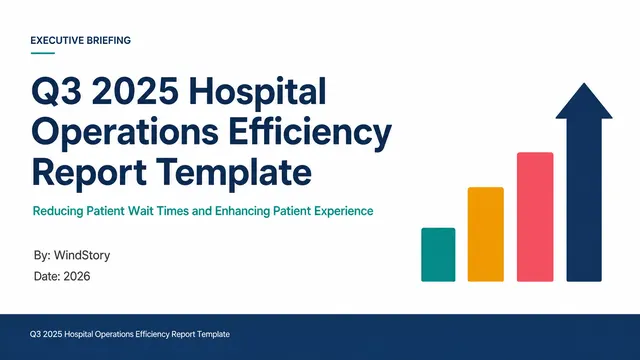 Q3 2025 Hospital Operations Efficiency Report Template